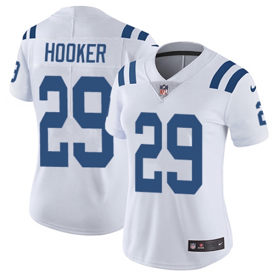 Women's Nike Indianapolis Colts 29 Malik Hooker Elite White NFL Jersey