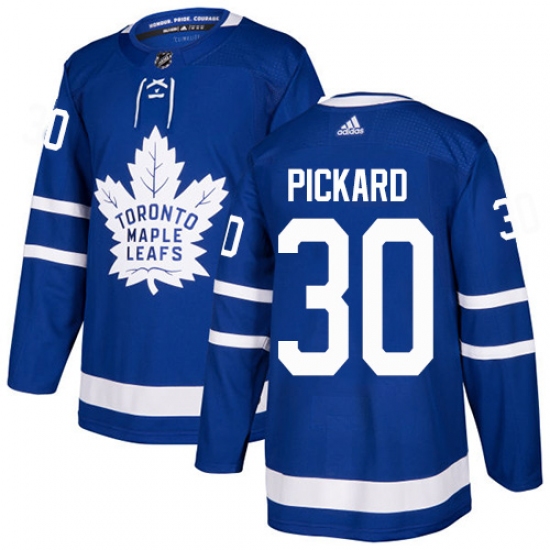 Youth Adidas Toronto Maple Leafs 30 Calvin Pickard Authentic Royal Blue Home NHL Jersey