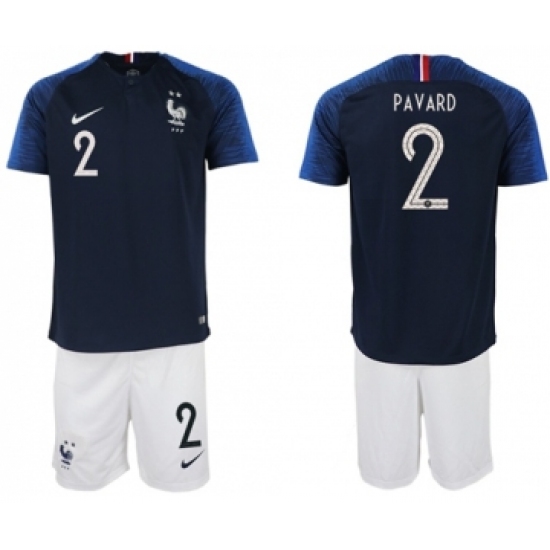 France 2 Pavard Home Soccer Country Jersey