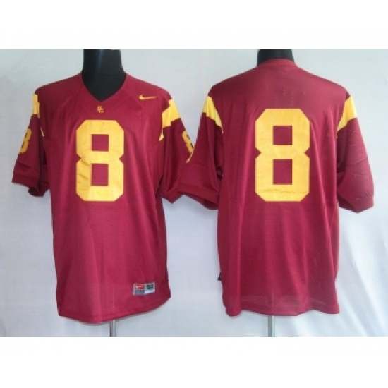 USC Trojans 8 red Jerseys