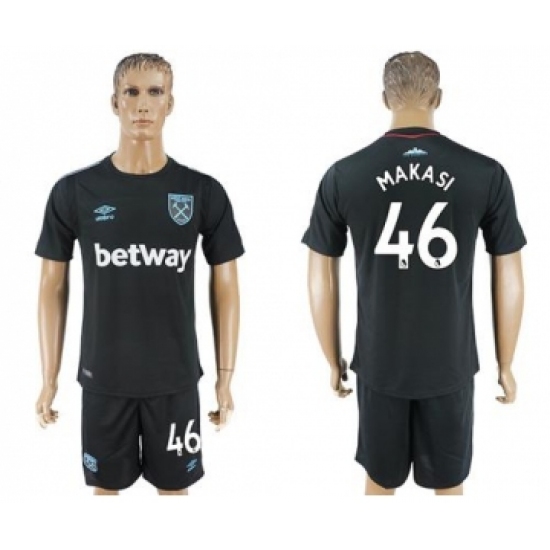 West Ham United 46 Makasi Away Soccer Club Jersey