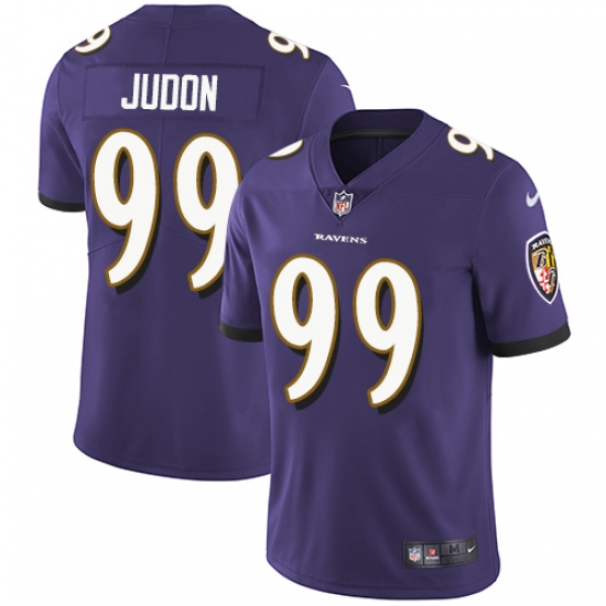 Men's Nike Baltimore Ravens 99 Matt Judon Purple Team Color Vapor Untouchable Limited Player NFL Jersey
