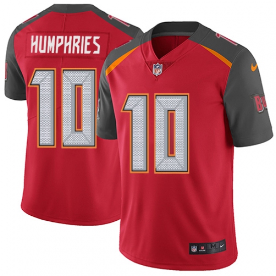 Youth Nike Tampa Bay Buccaneers 10 Adam Humphries Red Team Color Vapor Untouchable Limited Player NFL Jersey