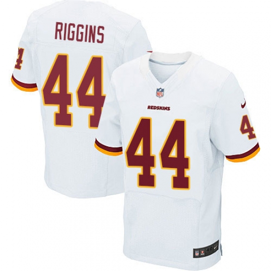 Men's Nike Washington Redskins 44 John Riggins Elite White NFL Jersey