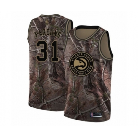 Youth Atlanta Hawks 31 Chandler Parsons Swingman Camo Realtree Collection Basketball Jersey