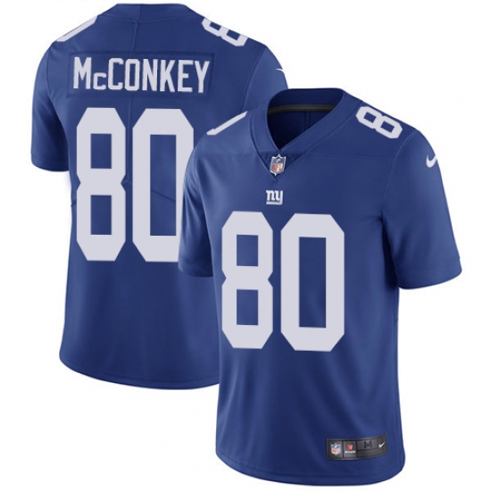 Youth Nike New York Giants 80 Phil McConkey Elite Royal Blue Team Color NFL Jersey