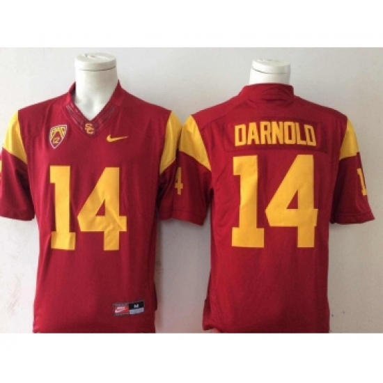 USC Trojans 14 Sam Darnold Red College Football Jersey