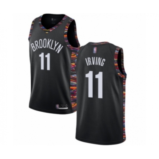 Women's Brooklyn Nets 11 Kyrie Irving Swingman Black Basketball Jersey - 2018 19 City Edition