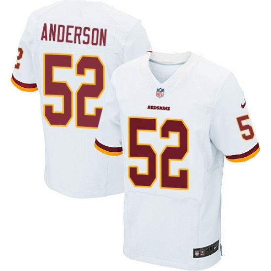 Men's Nike Washington Redskins 52 Ryan Anderson Elite White NFL Jersey