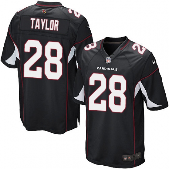 Men's Nike Arizona Cardinals 28 Jamar Taylor Game Black Alternate NFL Jersey