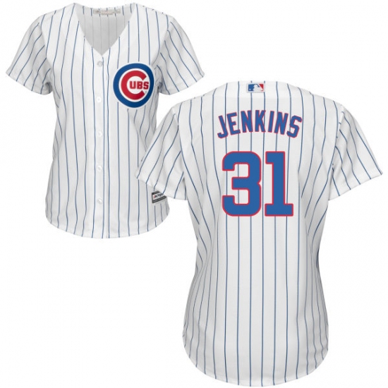 Women's Majestic Chicago Cubs 31 Fergie Jenkins Authentic White Home Cool Base MLB Jersey