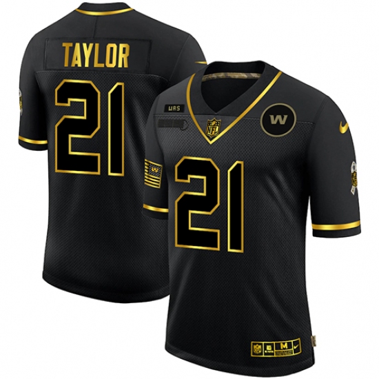 Men's Washington Redskins 21 Sean Taylor Olive Gold Nike 2020 Salute To Service Limited Jersey