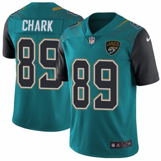 Youth Nike Jacksonville Jaguars 89 DJ Chark Teal Green Team Color Vapor Untouchable Limited Player NFL Jersey