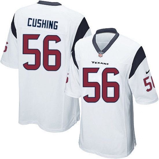 Men's Nike Houston Texans 56 Brian Cushing Game White NFL Jersey