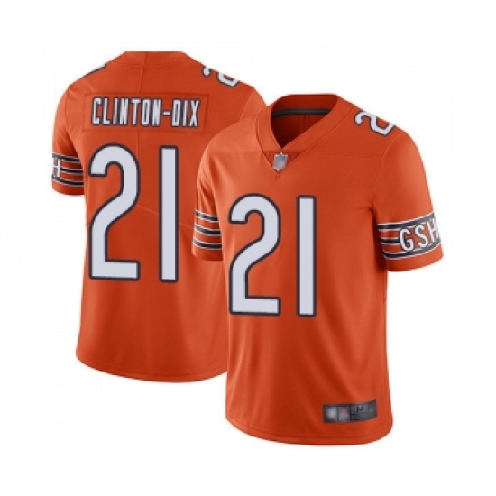 Men's Chicago Bears 21 Ha Clinton-Dix Orange Alternate Vapor Untouchable Limited Player Football Jersey