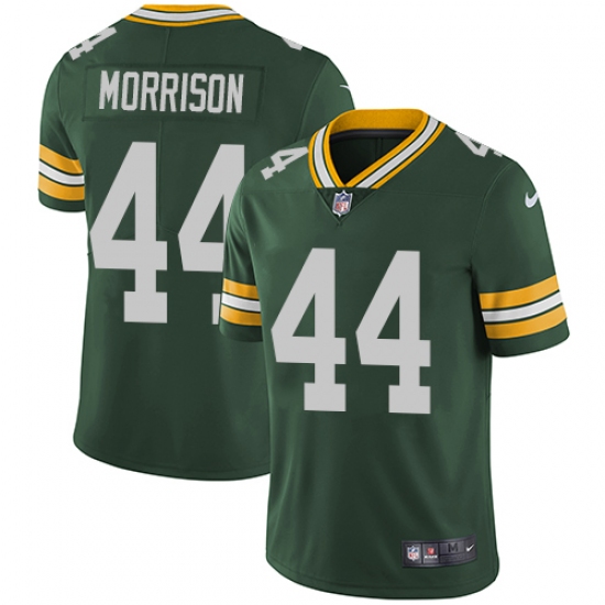 Men's Nike Green Bay Packers 44 Antonio Morrison Green Team Color Vapor Untouchable Limited Player NFL Jersey