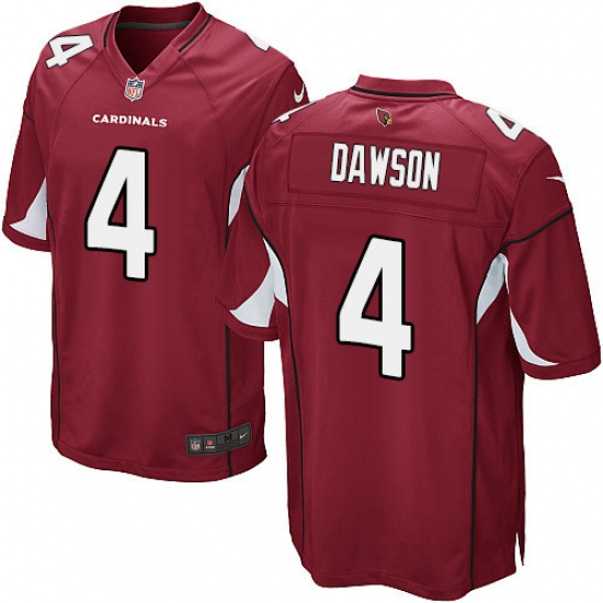 Men's Nike Arizona Cardinals 4 Phil Dawson Game Red Team Color NFL Jersey