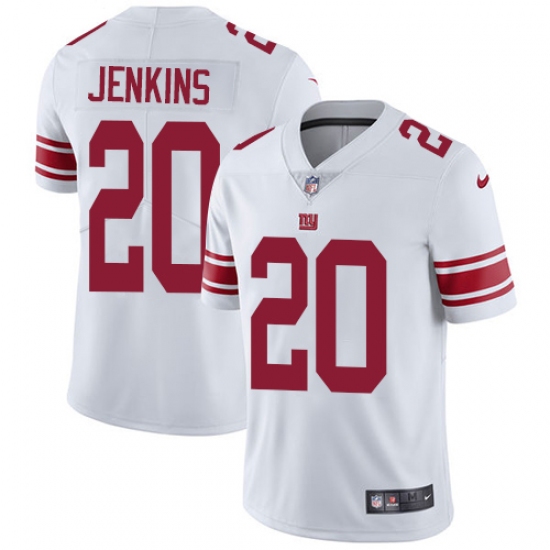 Youth Nike New York Giants 20 Janoris Jenkins White Vapor Untouchable Limited Player NFL Jersey