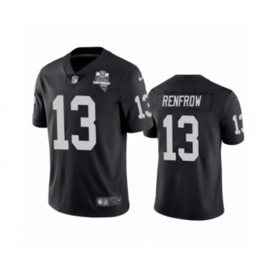 Women's Oakland Raiders 13 Hunter Renfrow Black 2020 Inaugural Season Vapor Limited Jersey