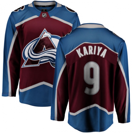 Men's Colorado Avalanche 9 Paul Kariya Fanatics Branded Maroon Home Breakaway NHL Jersey