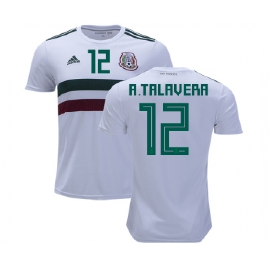 Mexico 12 A.Talavera Away Soccer Country Jersey