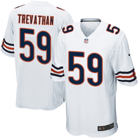 Men's Nike Chicago Bears 59 Danny Trevathan Game White NFL Jersey