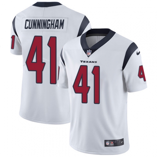 Youth Nike Houston Texans 41 Zach Cunningham Limited White Vapor Untouchable NFL Jersey