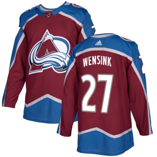 Youth Adidas Colorado Avalanche 27 John Wensink Authentic Burgundy Red Home NHL Jersey