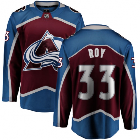 Men's Colorado Avalanche 33 Patrick Roy Fanatics Branded Maroon Home Breakaway NHL Jersey