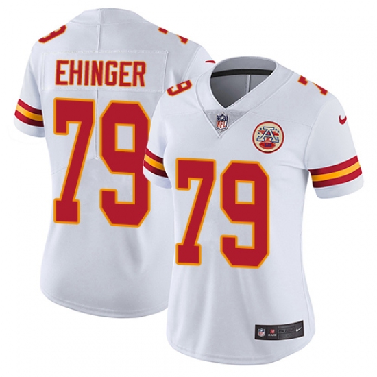 Women's Nike Kansas City Chiefs 79 Parker Ehinger Elite White NFL Jersey