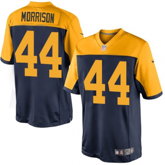 Men's Nike Green Bay Packers 44 Antonio Morrison Limited Navy Blue Alternate NFL Jersey