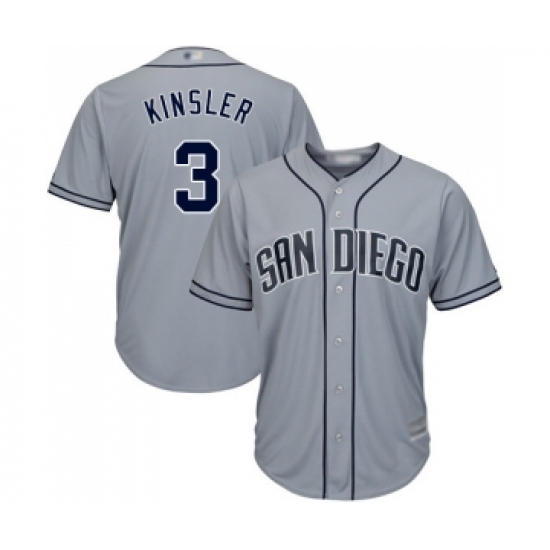 Men's San Diego Padres 3 Ian Kinsler Replica Navy Blue Alternate 1 Cool Base Baseball Jersey