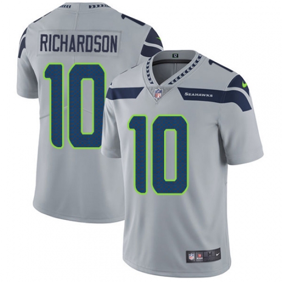 Youth Nike Seattle Seahawks 10 Paul Richardson Elite Grey Alternate NFL Jersey