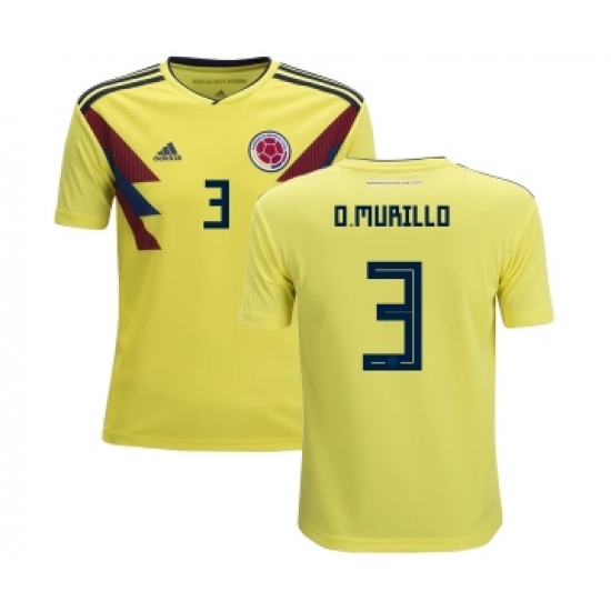 Colombia 3 O.Murillo Home Kid Soccer Country Jersey