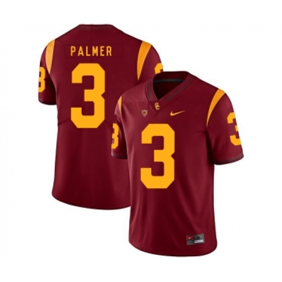 USC Trojans 3 Carson Palmer Red College Football Jersey