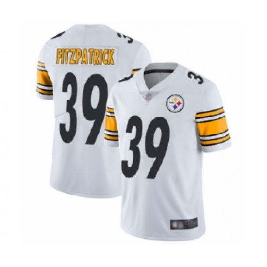 Men's Pittsburgh Steelers 39 Minkah Fitzpatrick White Vapor Untouchable Limited Player Football Jersey