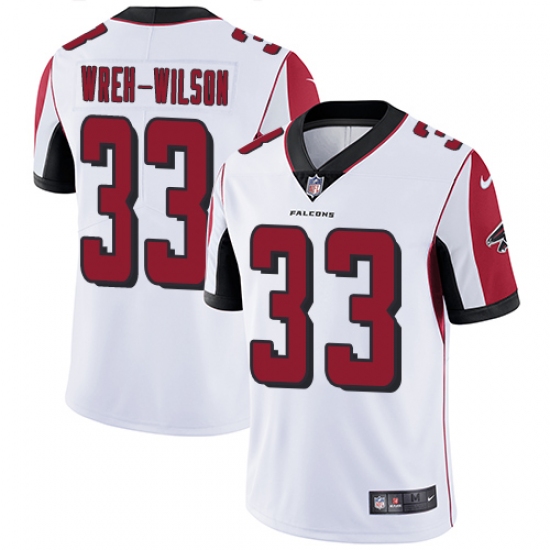 Youth Nike Atlanta Falcons 33 Blidi Wreh-Wilson Elite White NFL Jersey