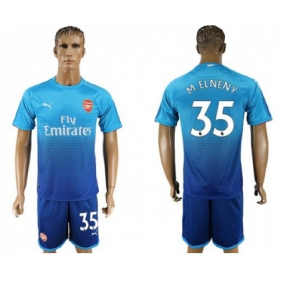 Arsenal 35 M.Elneny Away Soccer Club Jersey