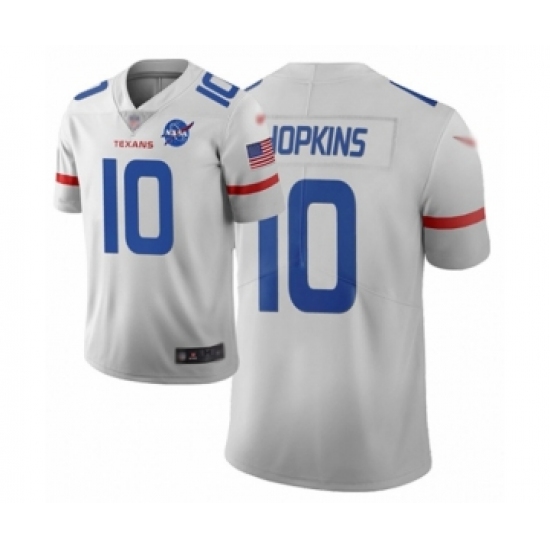 Women's Houston Texans 10 DeAndre Hopkins Limited White City Edition Football Jersey