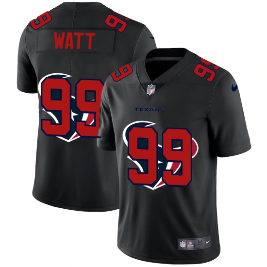 Men's Houston Texans 99 J.J. Watt Black Nike Black Shadow Edition Limited Jersey