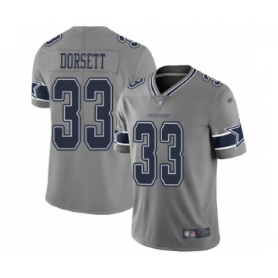 Youth Dallas Cowboys 33 Tony Dorsett Limited Gray Inverted Legend Football Jersey