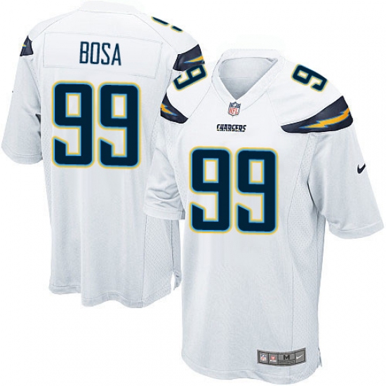 Men's Nike Los Angeles Chargers 99 Joey Bosa Game White NFL Jersey
