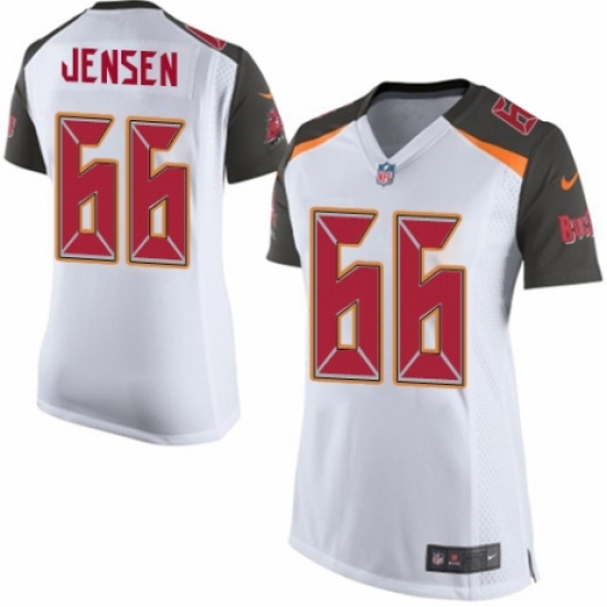 Women's Nike Tampa Bay Buccaneers 66 Ryan Jensen Game White NFL Jersey