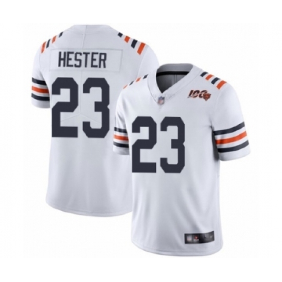 Youth Chicago Bears 23 Devin Hester White 100th Season Limited Football Jersey