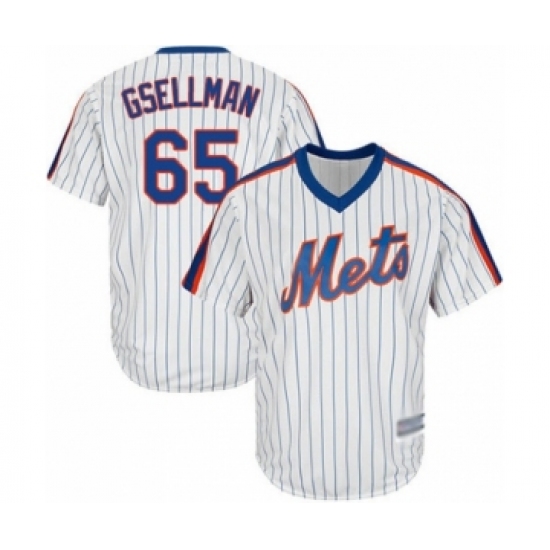 Youth New York Mets 65 Robert Gsellman Authentic White Alternate Cool Base Baseball Player Jersey