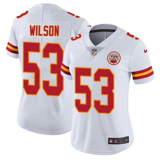 Women's Nike Kansas City Chiefs 53 Ramik Wilson White Vapor Untouchable Elite Player NFL Jersey