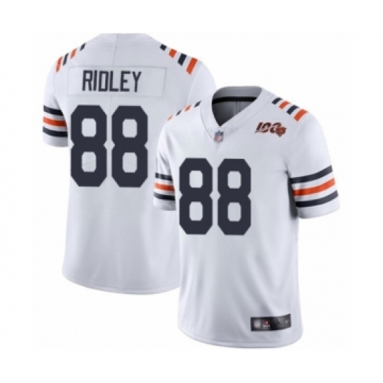 Youth Chicago Bears 88 Riley Ridley White 100th Season Limited Football Jersey