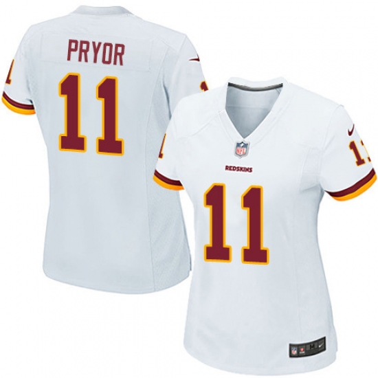 Women's Nike Washington Redskins 11 Terrelle Pryor Game White NFL Jersey