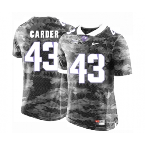 TCU Horned Frogs 43 Tank Carder Gray College Football Limited Jersey