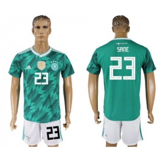 Germany 23 Sane Away Soccer Country Jersey